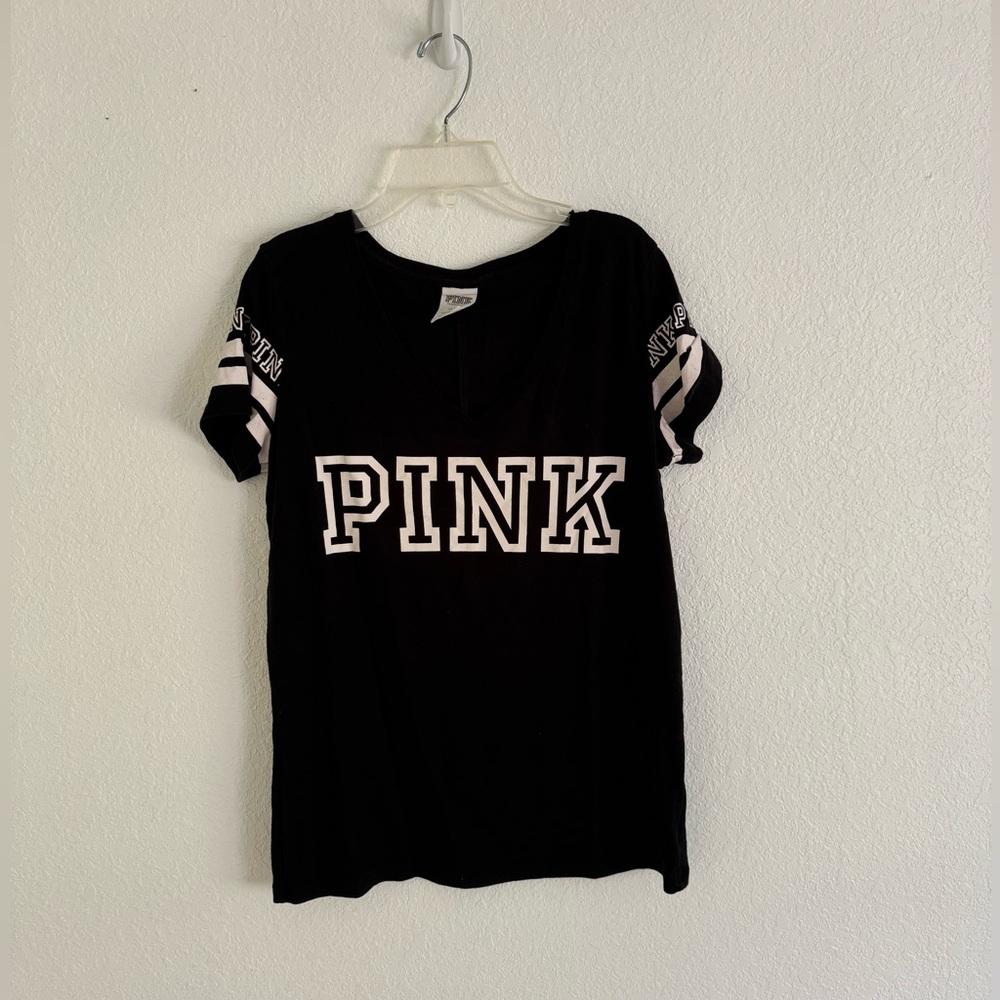 Victoria secret PINK black T-shirt